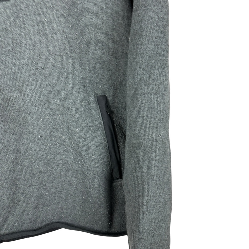 Mens Y2K Lululemon Grey Quarter Zip Athletic Pullover Hoodie Size M - Picture 3 of 10